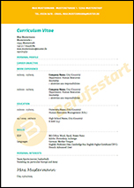 Vorlage Curriculum Vitae