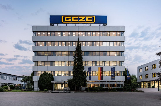 Showroom von GEZE