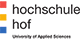 Logo von Hochschule für Angewandte Wissenschaften Hof